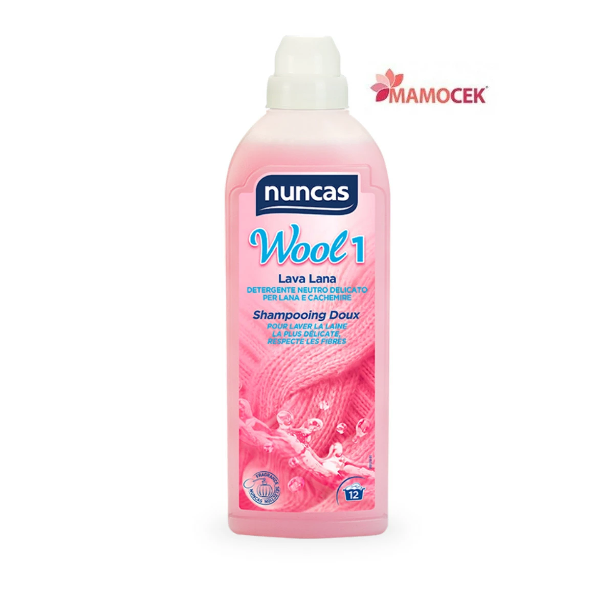 NUNCAS Wool 1 lava lana detergente neutro delicato 750ml