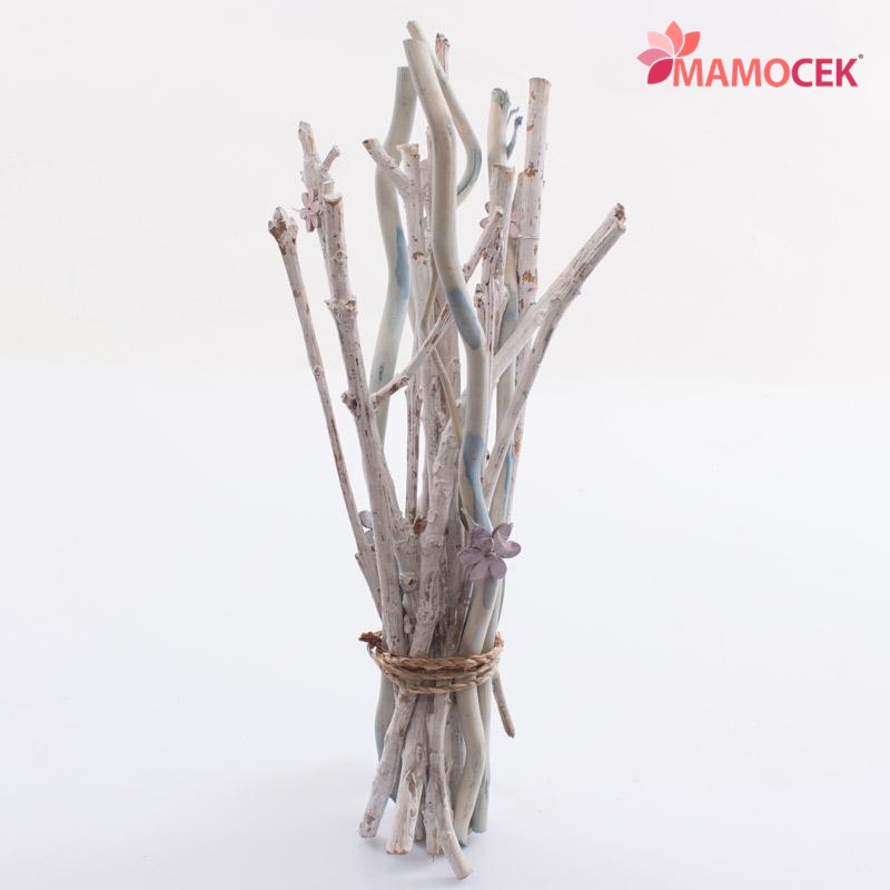 FASCINA Rami rametti bianchi cm.33 fiori addobbo decorazione casa shabby  chic » Mamocek