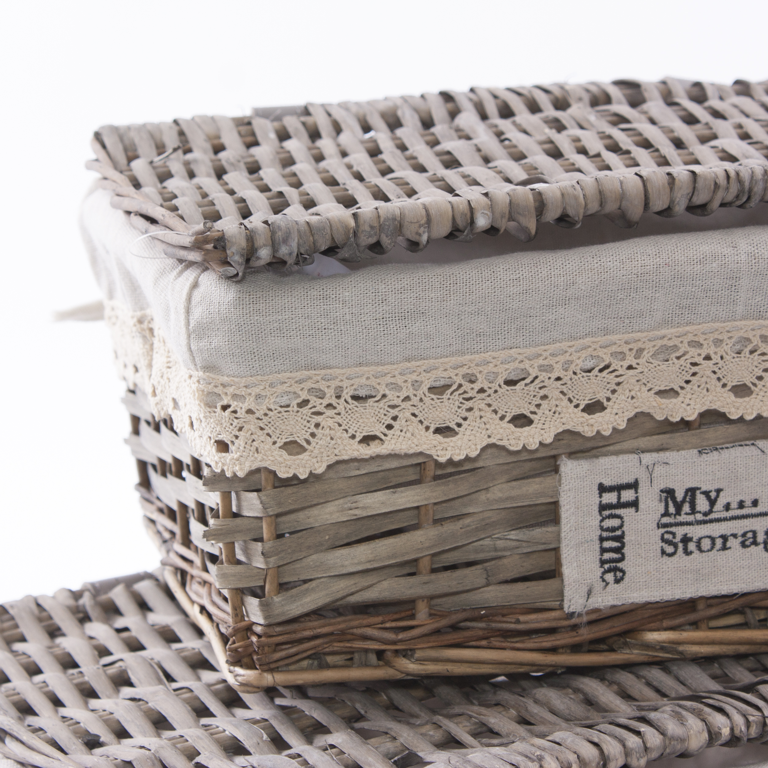 CESTO Cestino vimini bauletto scatola contenitore home my storage shabby »  Mamocek