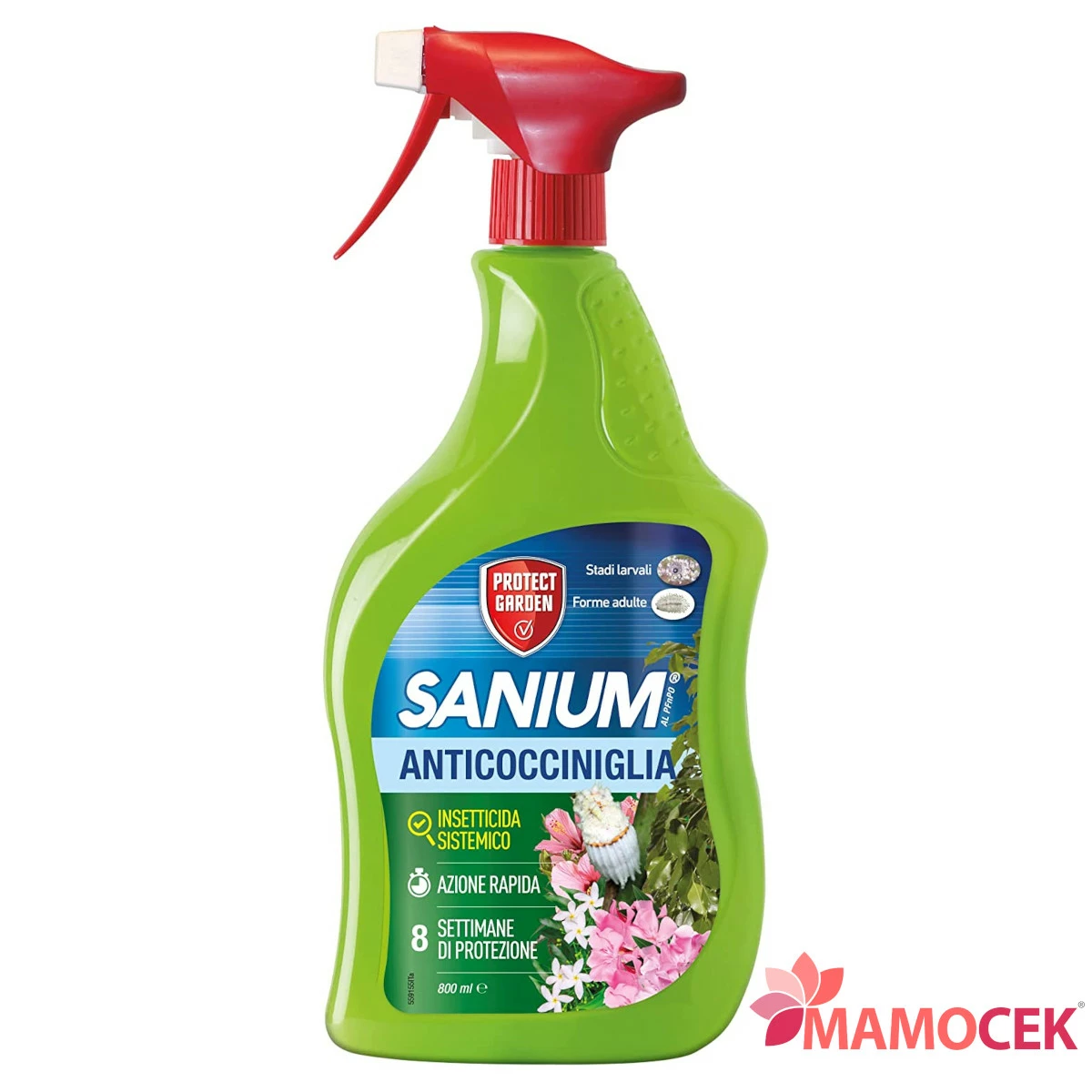SANIUM Insetticida sistemico anticocciniglia 800ml pronto all'uso spray