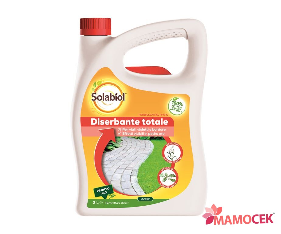 SOLABIOL Herbiclean diserbante totale bio erbicida pronto uso spray 3L »  Mamocek