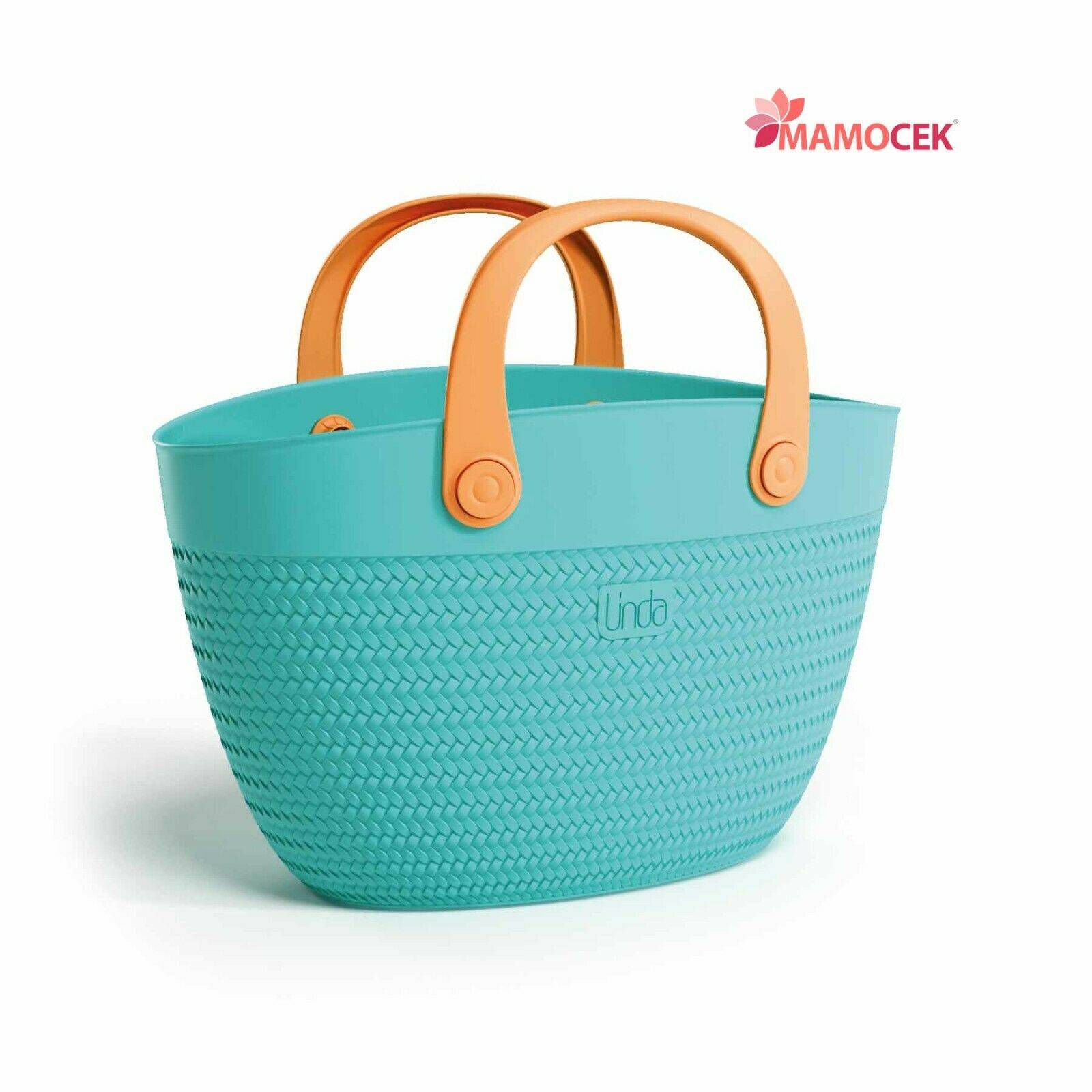 Borsa mare + pochette firmata GM gigante grande capiente spiaggia ancora  piscina