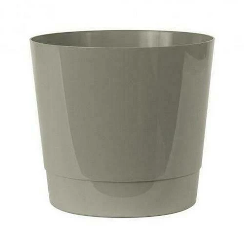 COPRIVASO Euro3plast fioriera mey con ruote sabbia cm.40 vaso portavaso piante - immagine 2