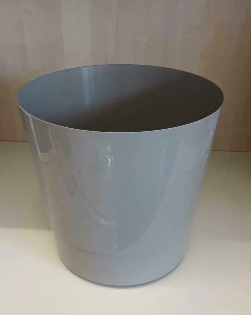 COPRIVASO Euro3plast fioriera mey con ruote sabbia cm.40 vaso portavaso piante - immagine 8