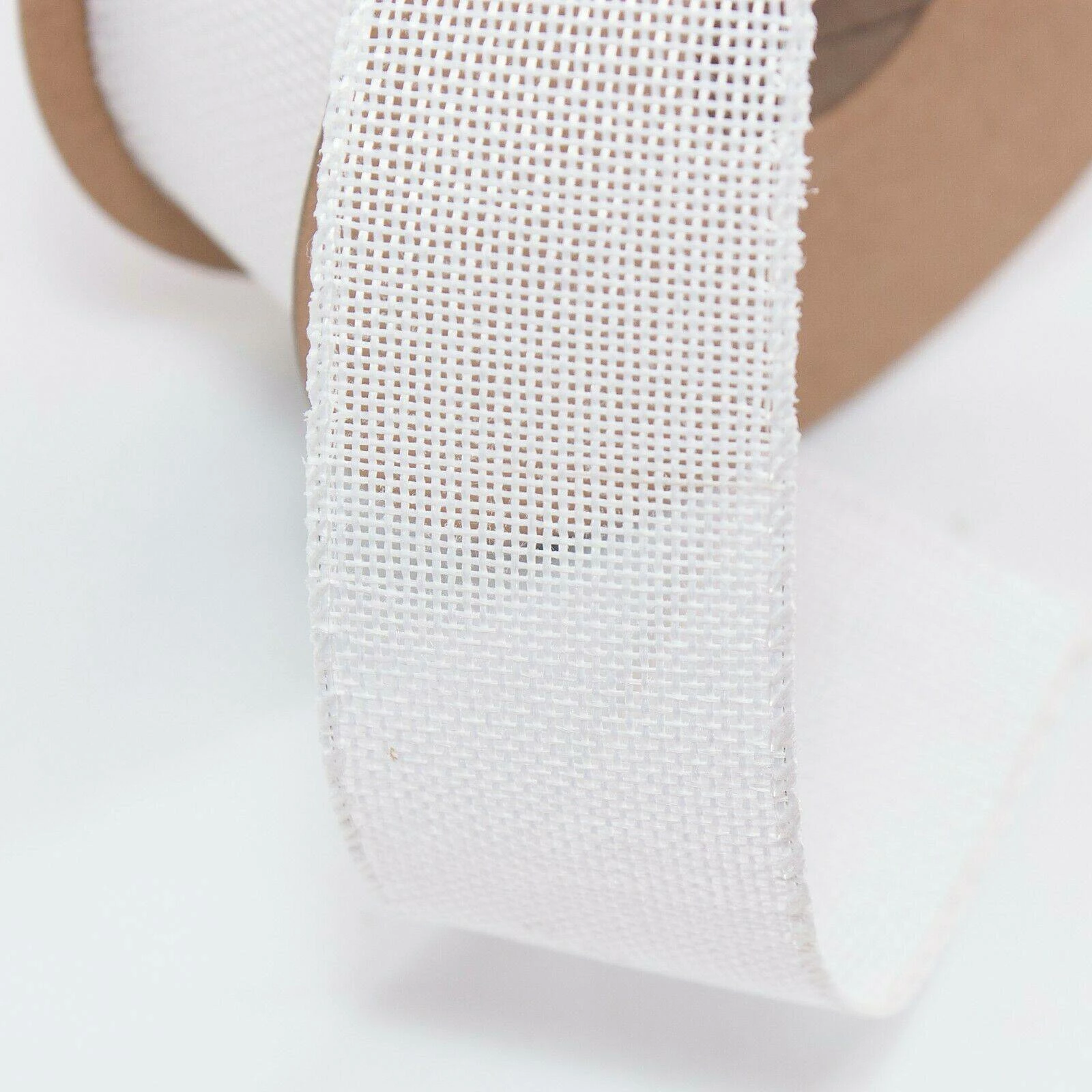 NASTRO Animato arabica bianco 38mm x15m rotolo decorazioni regalo fiocchi - immagine 2