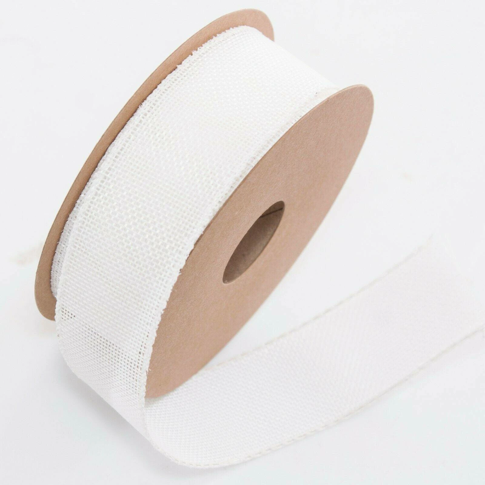 NASTRO Animato arabica bianco 38mm x15m rotolo decorazioni regalo fiocchi - immagine 3