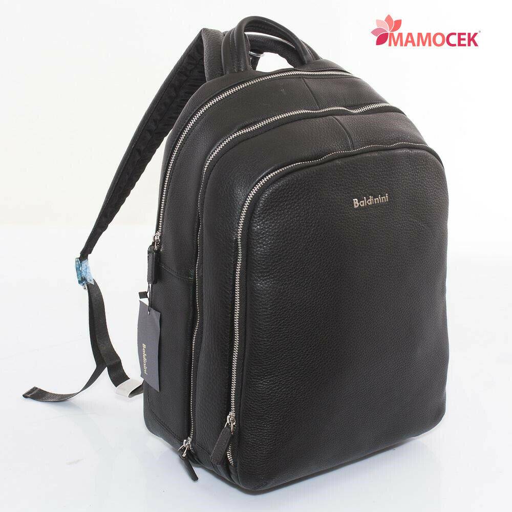 ZAINO Baldinini zainetto borsa donna uomo 20x29h44 ufficio documenti pelle  nero » Mamocek