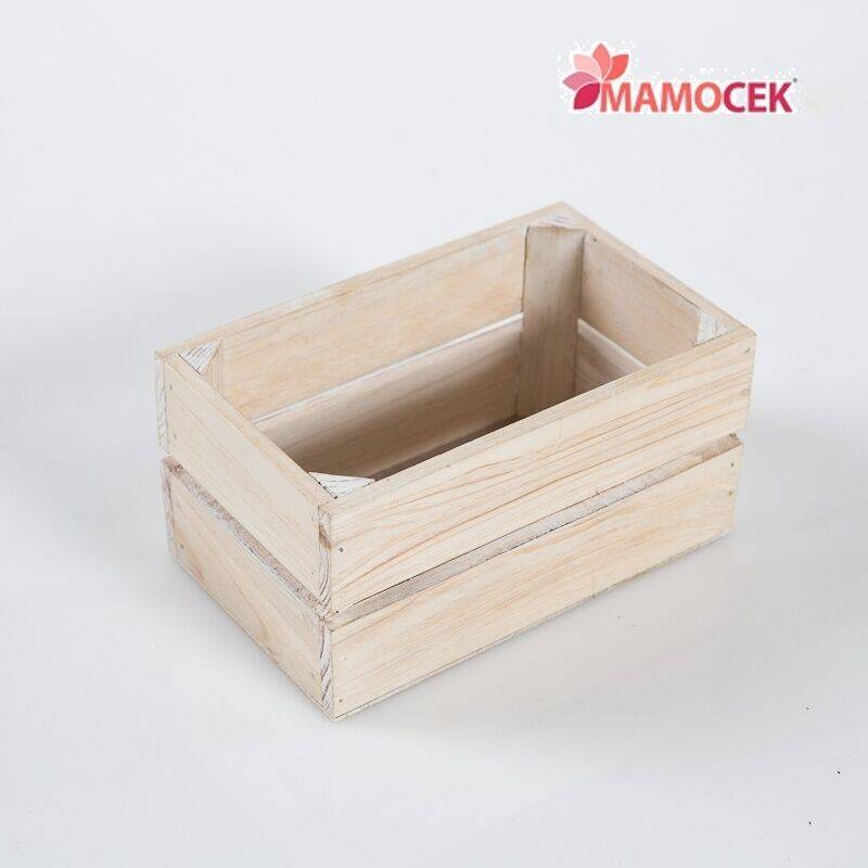 CASSETTA Cassettina doghe legno frutta 17x10 porta oggetti vetrine  decoupage » Mamocek