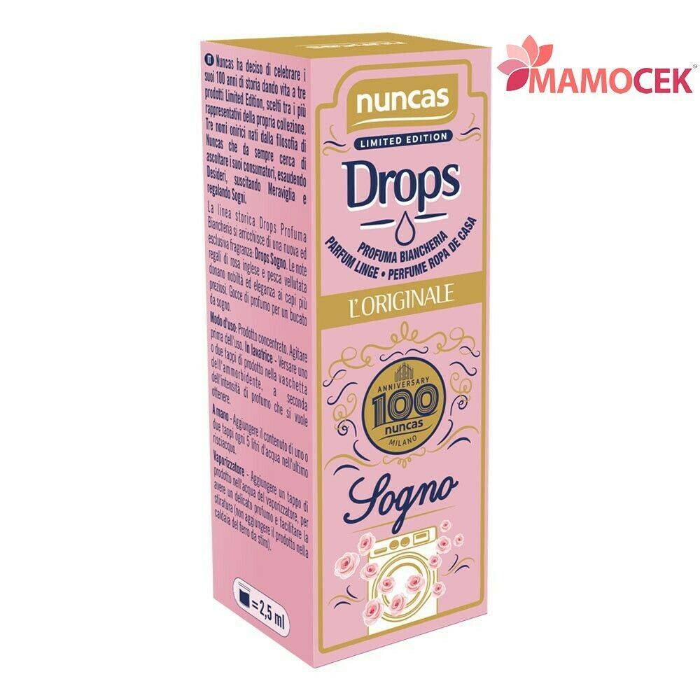 NUNCAS Drops profuma biancheria liquido sogno a mano lavatrice ed. limitata  » Mamocek