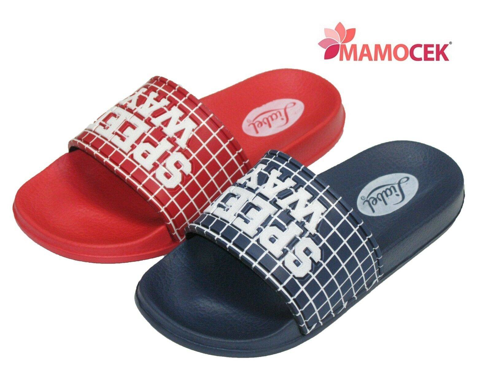 CIABATTE Liabel piscina doccia bambino 28-34 Flip blu-rosso gomma  antiscivolo » Mamocek