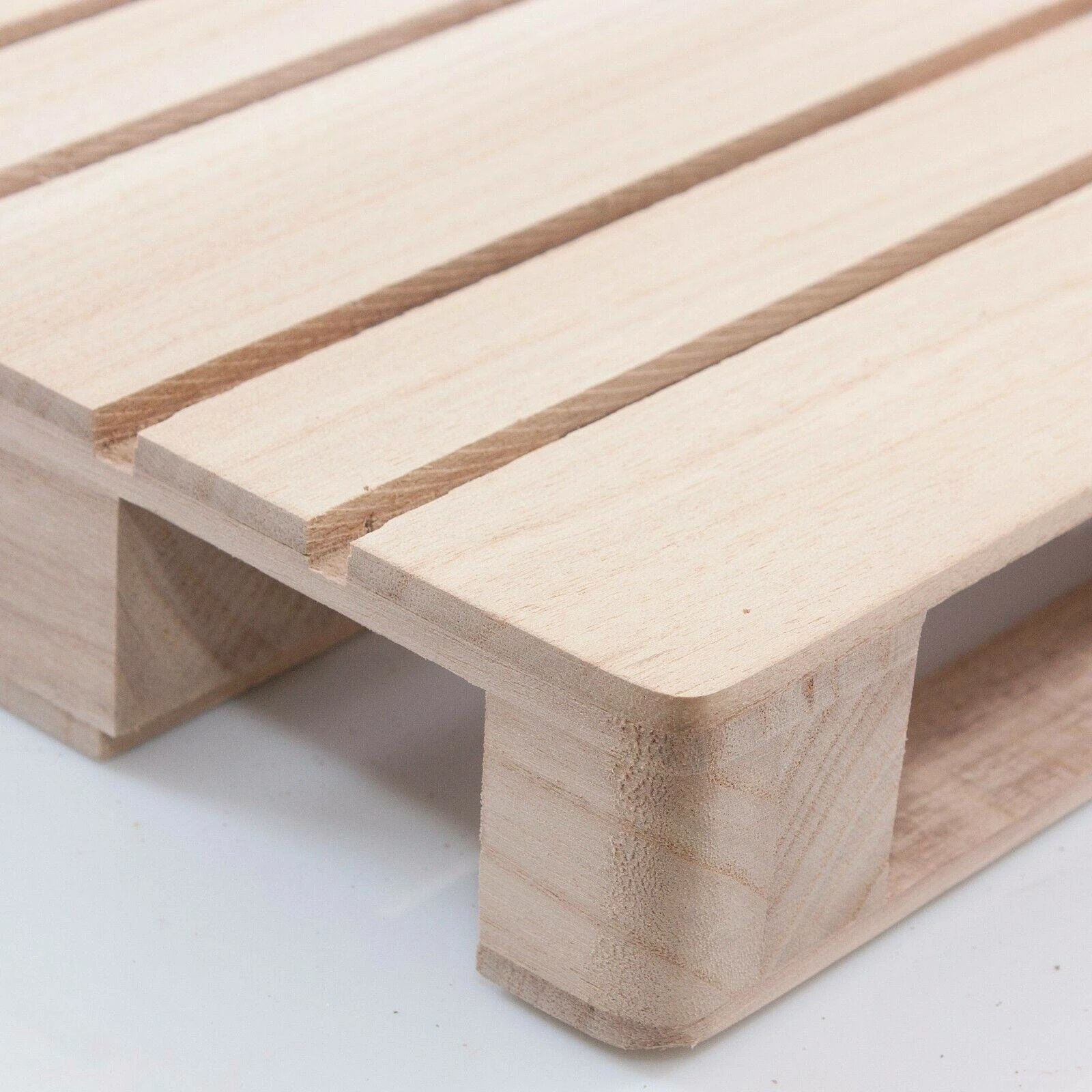 MINI PALLET Legno 36x24 vassoio colazione aperitivo bar eventi decoupage - immagine 2