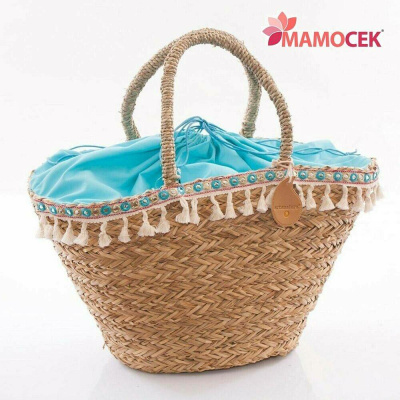 CESTO CESTINO vimini bianco contenitore stiro armadio vaschetta bagno  shabby » Mamocek